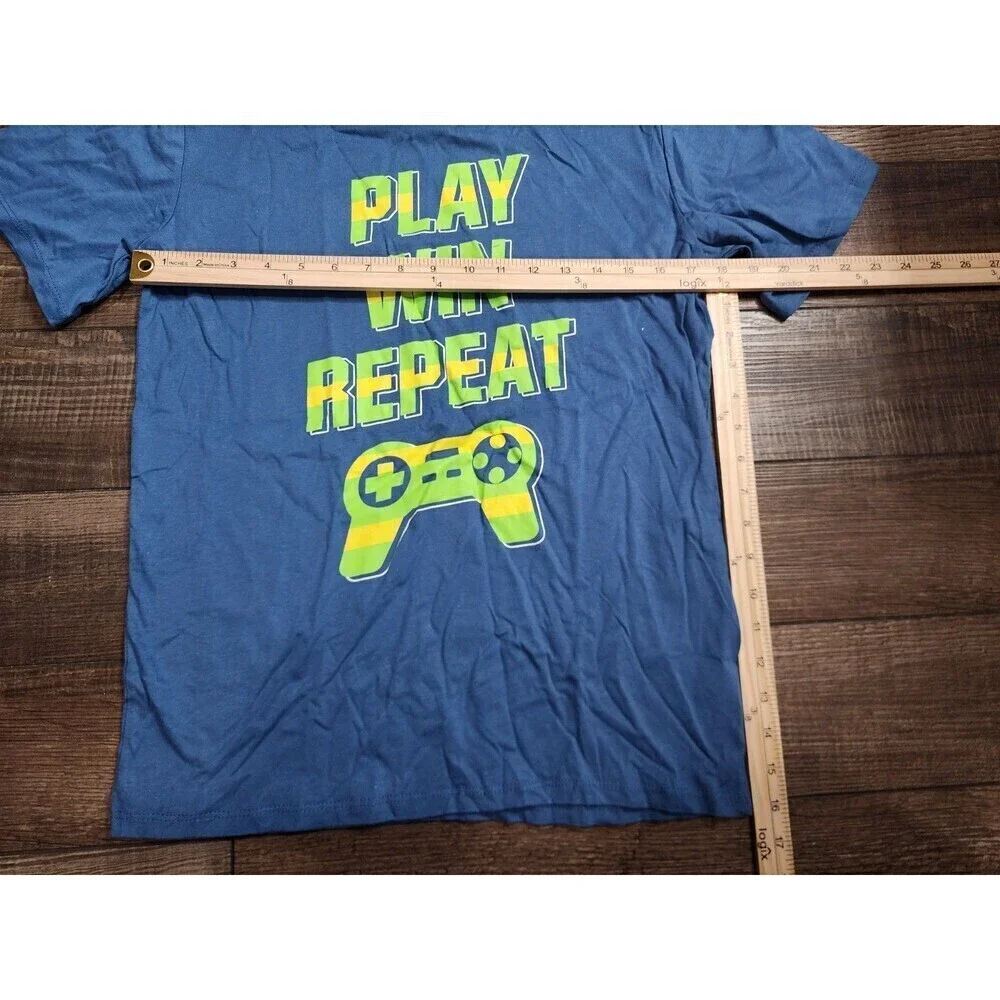 NEW The Children's Place Boy's Short Sleeve T-Shirt size XXL 16 Play Win Repeat